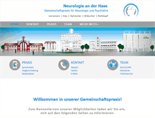 Tablet Screenshot of neurologie-osnabrueck.de